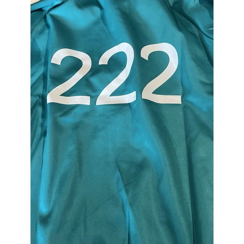 X 222 Children's Jacket Teal Zip‎ Up Size 130